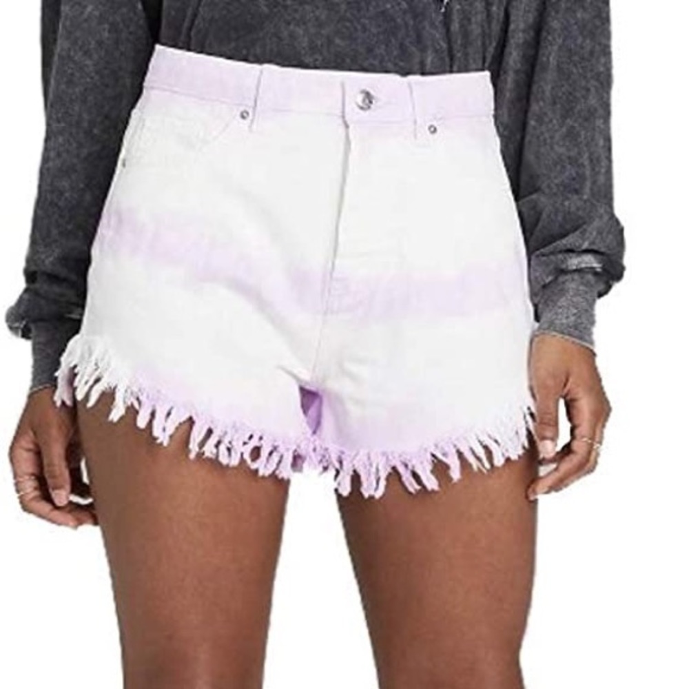 High Rise Tie Dye Shorts